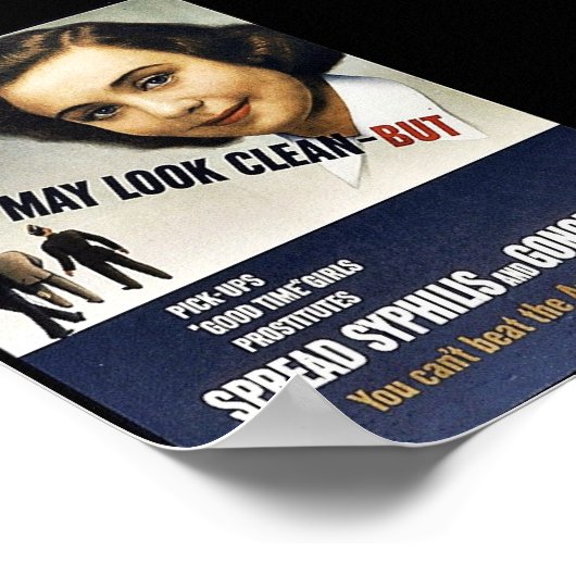 彼女は清潔に見えるかもしれないが – しかし ポスター (角)