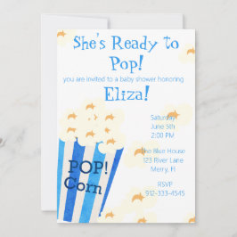 彼女は準備ができていポップ・アートのる 招待状