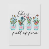 彼女は火に満ちてい鮮やかる – フローラ力 (正面)