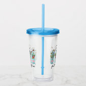 彼女は火に満ちてい鮮やかる – フローラ力 アクリルタンブラー (右)