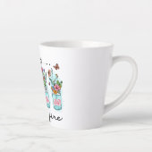 彼女は火に満ちてい鮮やかる – フローラ力 カフェラテマグ (右)