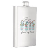 彼女は火に満ちてい鮮やかる – フローラ力 フラスク (右)