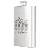 彼女は火に満ちてい鮮やかる – フローラ力 フラスク (左)