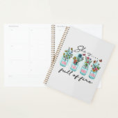 彼女は火に満ちてい鮮やかる – フローラ力 プランナー手帳 (ディスプレー)