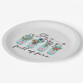 彼女は火に満ちてい鮮やかる – フローラ力 ペーパープレート (アングル)