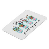 彼女は火に満ちてい鮮やかる – フローラ力 マグネット (左側)