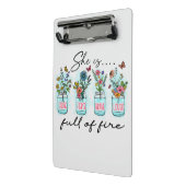 彼女は火に満ちてい鮮やかる – フローラ力 ミニクリップボード (アングル2)