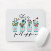 彼女は火気に満ちている マウスパッド (マウス)