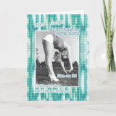 彼女は無駄なことを知っていて、それに乗っている！誕生日 カード (正面)