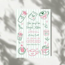彼女は理想の抹茶を見つけた グリーン・ブライダルシャワー