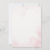 彼女は甘いワンキャンディの1歳の誕生日だ 招待状 (裏面)