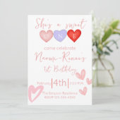 彼女は甘い一歳の誕生日 招待状 (スタンド正面)