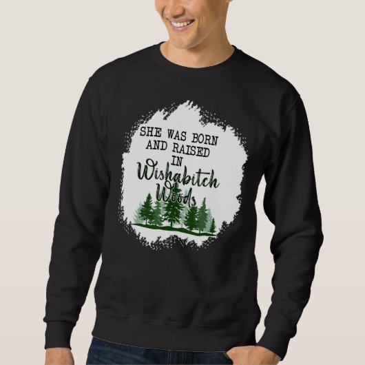 彼女は生まれ木のキャンプで育った スウェットシャツ (正面)