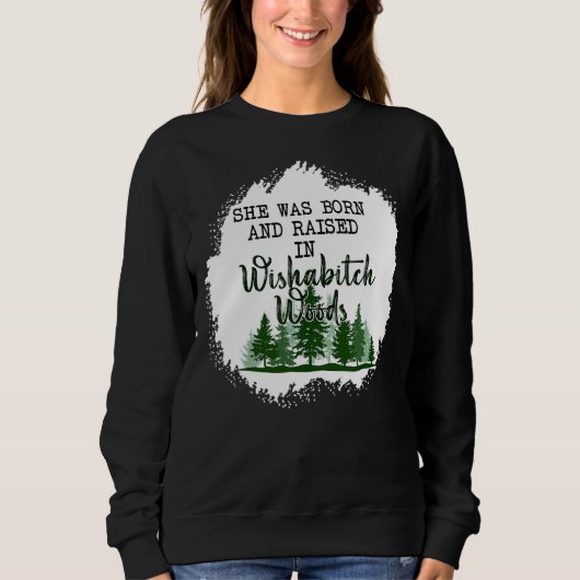 彼女は生まれ木のキャンプで育った スウェットシャツ (正面)