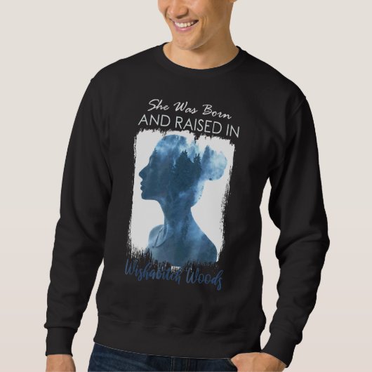 彼女は生まれ木の漂白を望んで育った スウェットシャツ (正面)