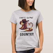 彼女は田舎に行った Tシャツ (正面)