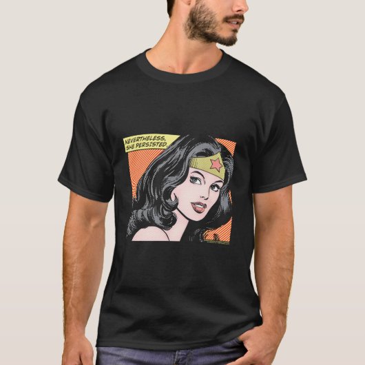 彼女は疑問に思固執した Tシャツ (正面)