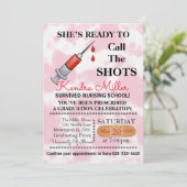 彼女は看護の卒業式と呼ぶ準備ができている 招待状 (スタンド正面)