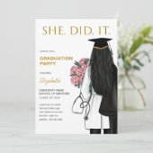 彼女は看護医学校の卒業式をした 招待状 (スタンド正面)