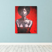 彼女は知っている – キャンバ絵を描ス キャンバスプリント (インサイチュ (ウッドフロア))