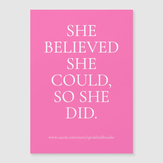 彼女は磁気カーカスタムド、ギフトをやる気を起こさせるした (正面)