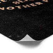 彼女は社交的なタイプではなかった - かわいいタイポグラフィ ポスター (角)