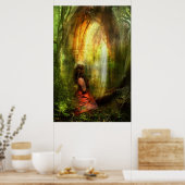 彼女は祈祈りの言葉を持つ ポスター (キッチン)