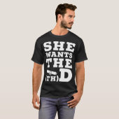 彼女は神学博士号の学位取得を目指している Tシャツ (正面フル)
