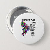 彼女は私がストームバタフライであることを小声で言った 缶バッジ (正面&裏面)