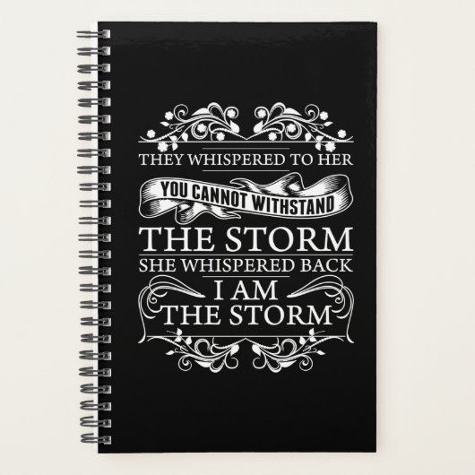 彼女は私が嵐だと言い返した プランナー手帳 (正面)