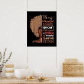 彼女は私が嵐だと言い返した ポスター (キッチン)