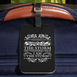 彼女は私が嵐だと言い返した ラゲッジタグ