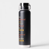 彼女は私が嵐の強い女性であることを小声で言った ウォーターボトル (背面)