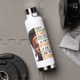 彼女は私が嵐の強い女性であることを小声で言った ウォーターボトル