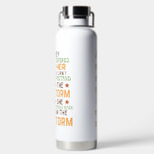彼女は私が嵐の強い女性であることを小声で言った ウォーターボトル (背面)