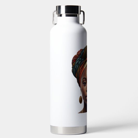 彼女は私が嵐の強い女性であることを小声で言った ウォーターボトル (正面)