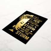 彼女は私が嵐の強い女性であることを小声で言った 箔シーズンカード (回転した状態)