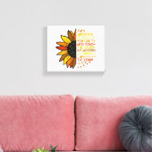 彼女は私が嵐の日差しであることを囁おもしろいいた キャンバスプリント (インサイチュ (リビング))