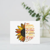 彼女は私が嵐の日差しであることを囁おもしろいいた シーズンポストカード (スタンド正面)