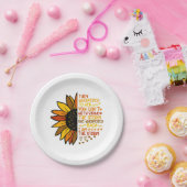 彼女は私が嵐の日差しであることを囁おもしろいいた ペーパープレート (パーティー)