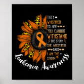 彼女は私が嵐の白血病が待っている時にささやいた ポスター (正面)