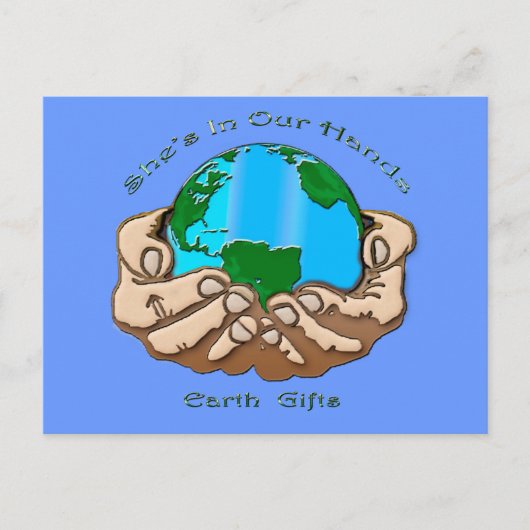 彼女は私たちのハンドコレクションに入っている ポストカード (正面)