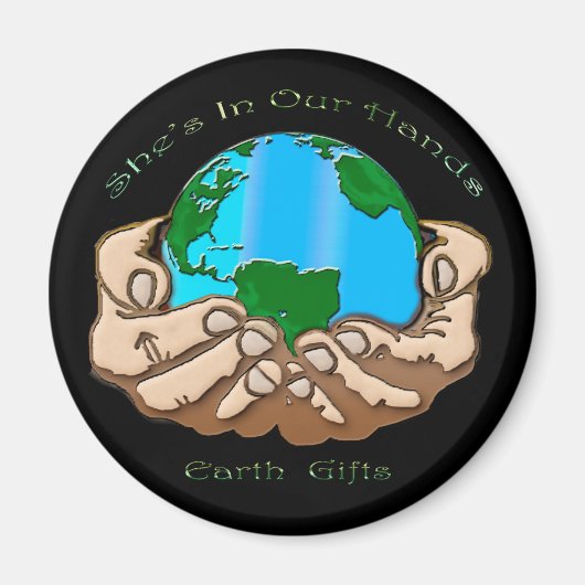 彼女は私たちのハンドコレクションに入っている マグネット (正面)