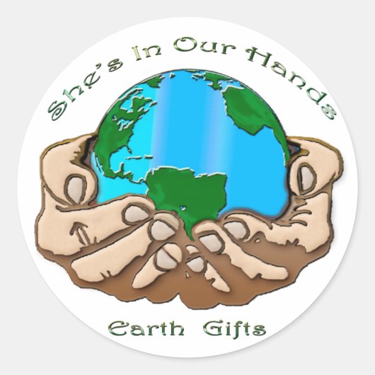 彼女は私たちのハンドコレクションに入っている ラウンドシール (正面)