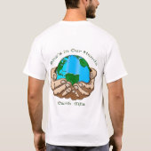 彼女は私たちのハンドコレクションに入っている Tシャツ (裏面)