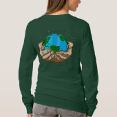 彼女は私たちのハンドコレクションに入っている Tシャツ (裏面)