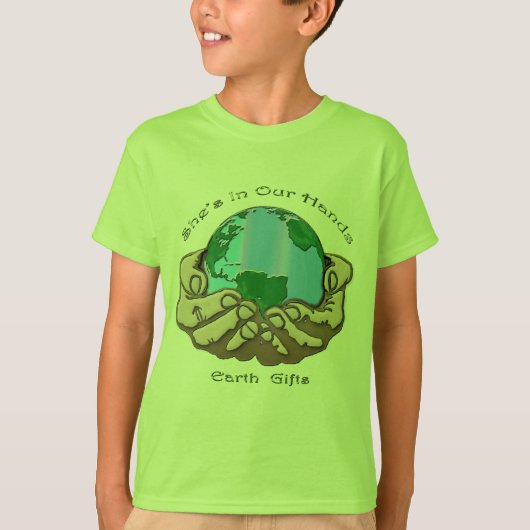 彼女は私たちのハンドコレクションに入っている Tシャツ (正面)