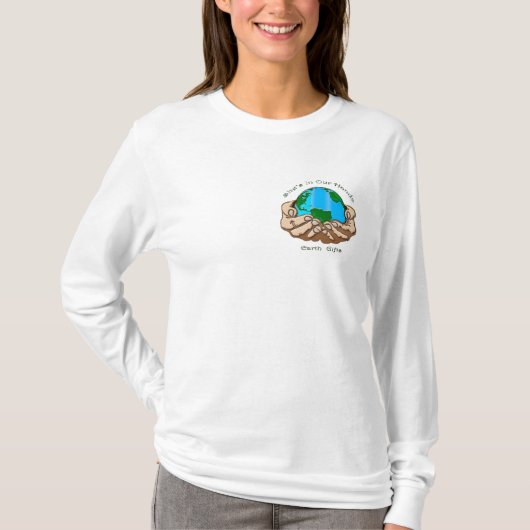 彼女は私たちのハンドシャツコレクションに入っている Tシャツ (正面)