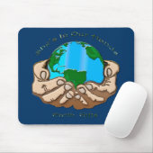 彼女は私たちの手の中にエコ環境 マウスパッド (マウス)