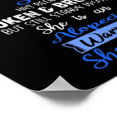 彼女は私である脱毛症の戦士 ポスター (角)